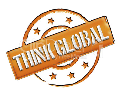 stamp - think global stamp - think global