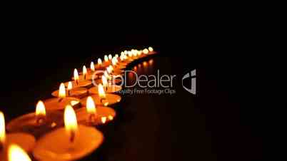 Long Line of Candles Dolly