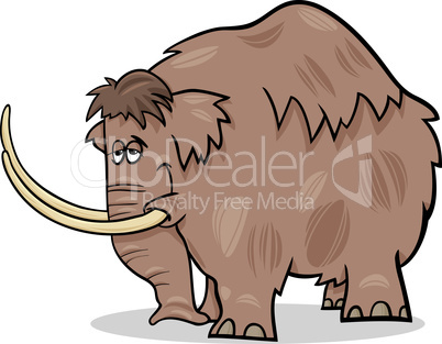 mammoth cartoon illustration