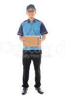asian delivery person