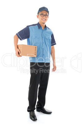 delivery man portrait