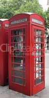 London telephone box