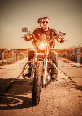 bikers on the road