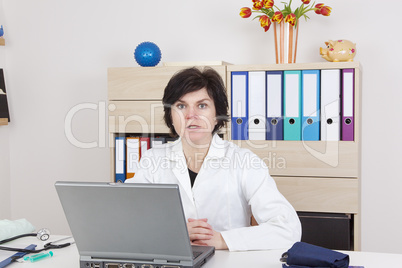 family doctor in the meeting room