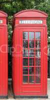 London telephone box