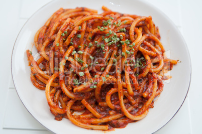 Pasta mit Tomatensauce