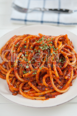 Pasta mit Tomatensauce