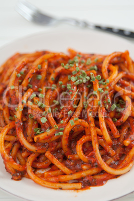 Pasta mit Tomatensauce