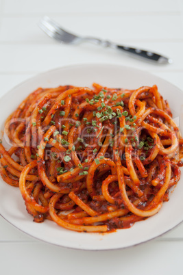 Pasta mit Tomatensauce