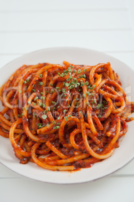 Pasta mit Tomatensauce