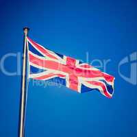 Retro look UK Flag