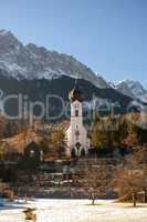 Grainau village and Zugspitze - Top of Germany