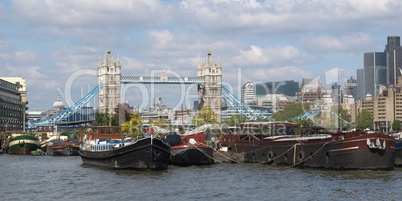 River Thames and Tower Bridge, London