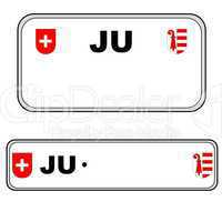 jura plate number, switzerland