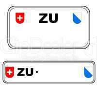 zurich plate number, switzerland