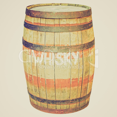 Retro look Barrel cask