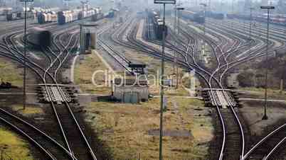 Time lapse of a switch yard station 01