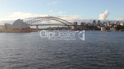 The Sydney Opera House, viewed from Circular Quay in Sydney, Australia.