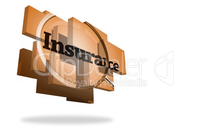 Insurance on abstract screen