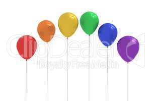 Colourful balloons