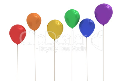 Colourful balloons