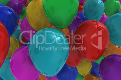 Colourful balloons