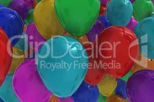 Colourful balloons