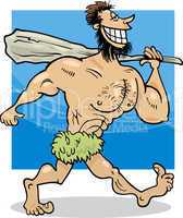 caveman cartoon illustration