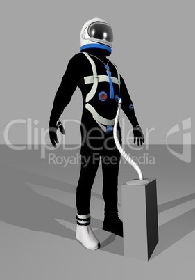 gemini space suit - 3d render