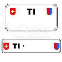 ticino plate number, switzerland