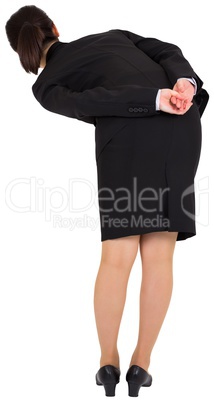 Businesswoman bending