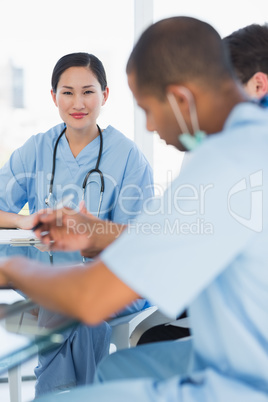 Doctors in a meeting at hospital