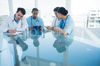 Doctors in a meeting at hospital