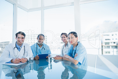 Doctors in a meeting at hospital