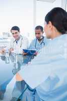 Doctors in a meeting at hospital