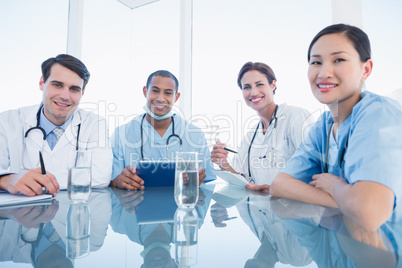 Doctors in a meeting at hospital