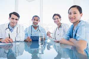 Doctors in a meeting at hospital