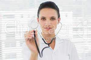 Portrait of a female doctor with stethoscope