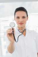 Portrait of a female doctor with stethoscope