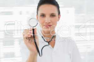 Portrait of a female doctor with stethoscope