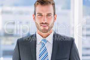 Close-up of a handsome young businessman