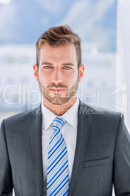 Portrait of a handsome young businessman