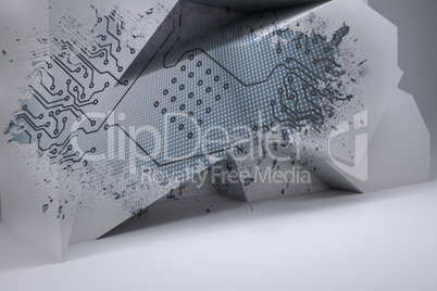 Splash showing circuit board