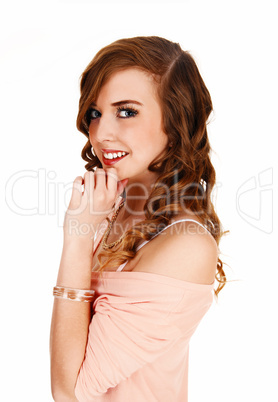 portrait of teen girl