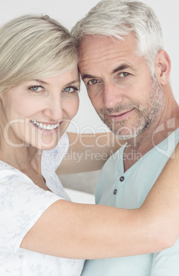 Portrait of a loving mature couple