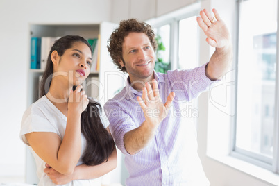 Businesspeople planning in office