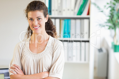 Confident businesswoman in office