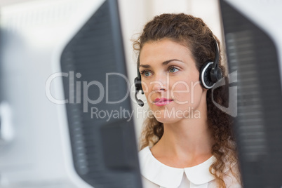 Female customer service agent