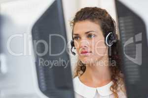 Female customer service agent