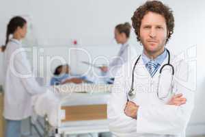 Portrait of confident doctor